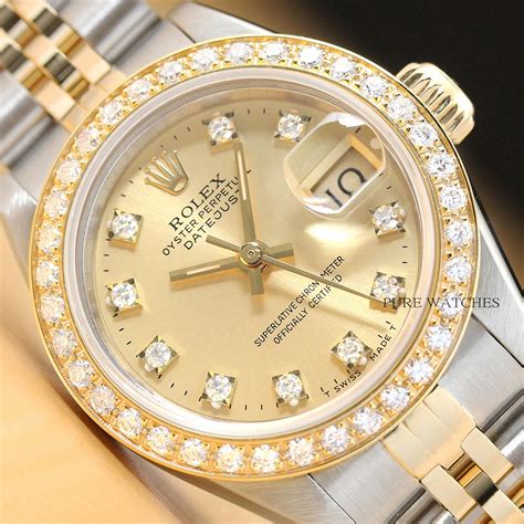 ebay rolex datejust lady|ladies diamond rolex watch ebay.